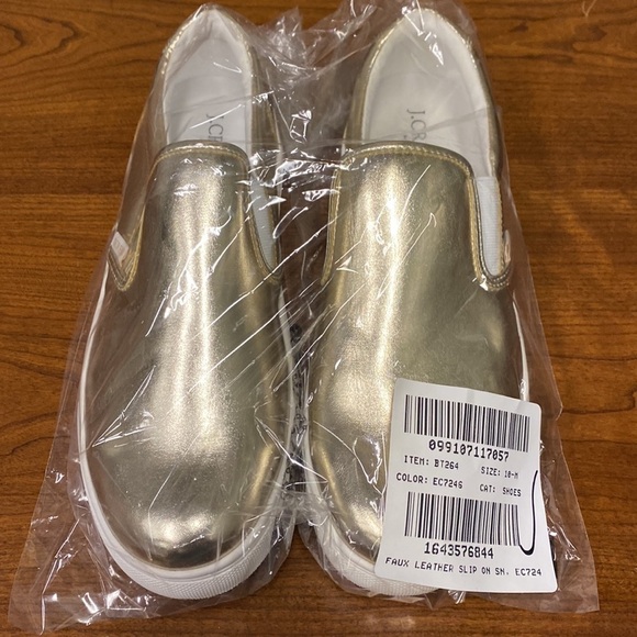 J Crew Faux-leather slip-on sneakers BT264 - Picture 5 of 6